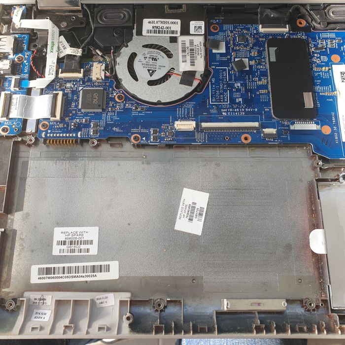 motherboard HP 13-U106 x360 processador i5-7200U, sem anomalia