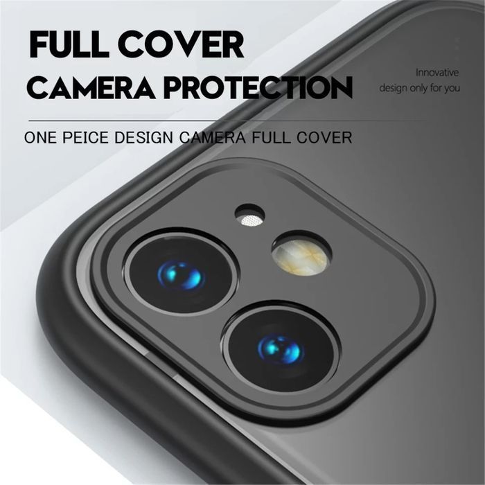 Capa Efeito Smoked P/ IPhone 11 / 11 Pró / 12 / 13 / 14 Pró
