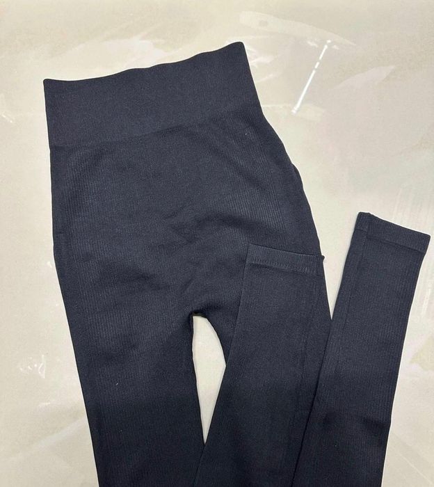 ‼️PUSH UP‼️ Лосіни в рубчик з пушап. Весна. Легінси жіночі безшовні