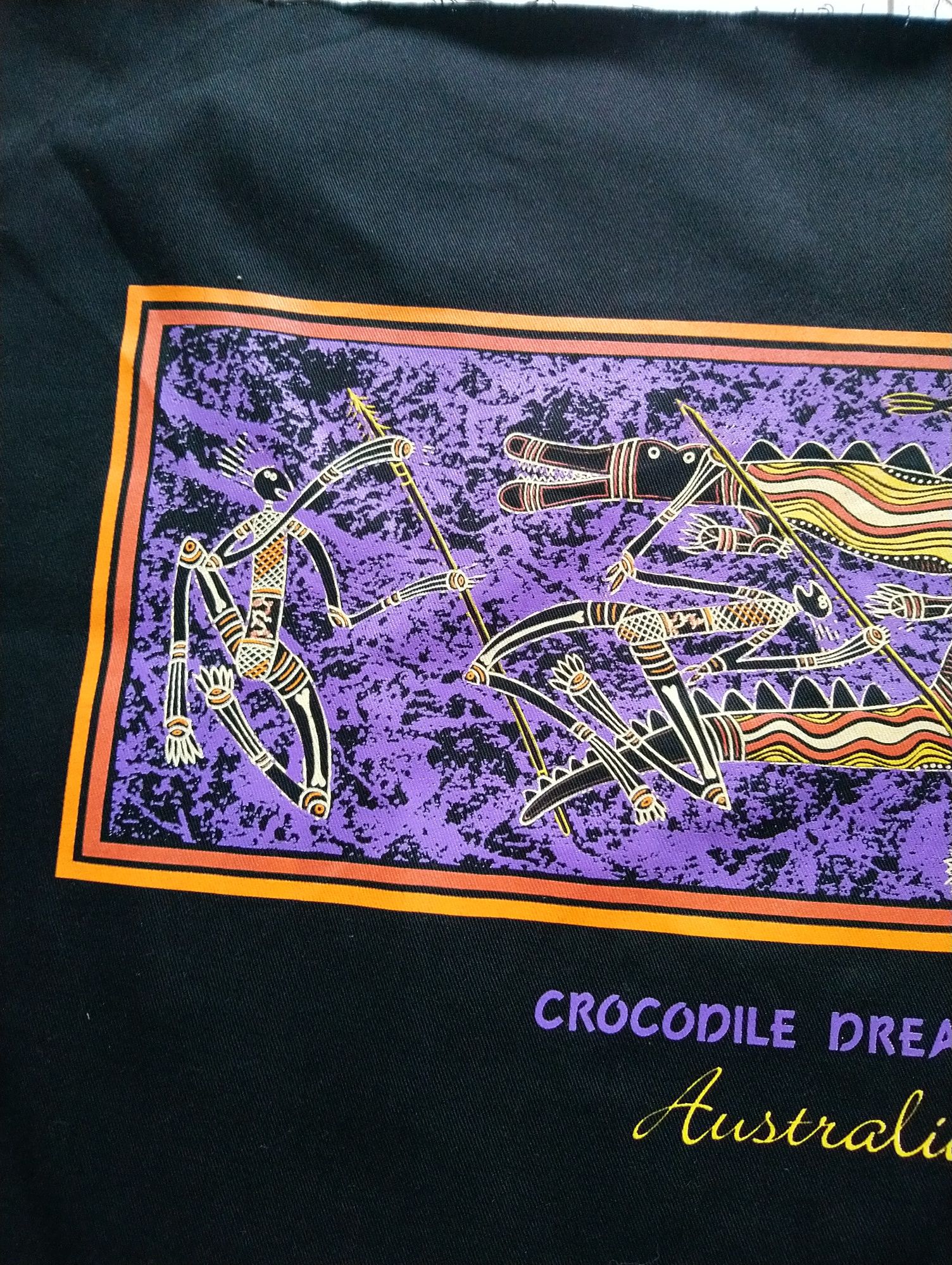 На тканині малюк Crocodile Dreaming Australia