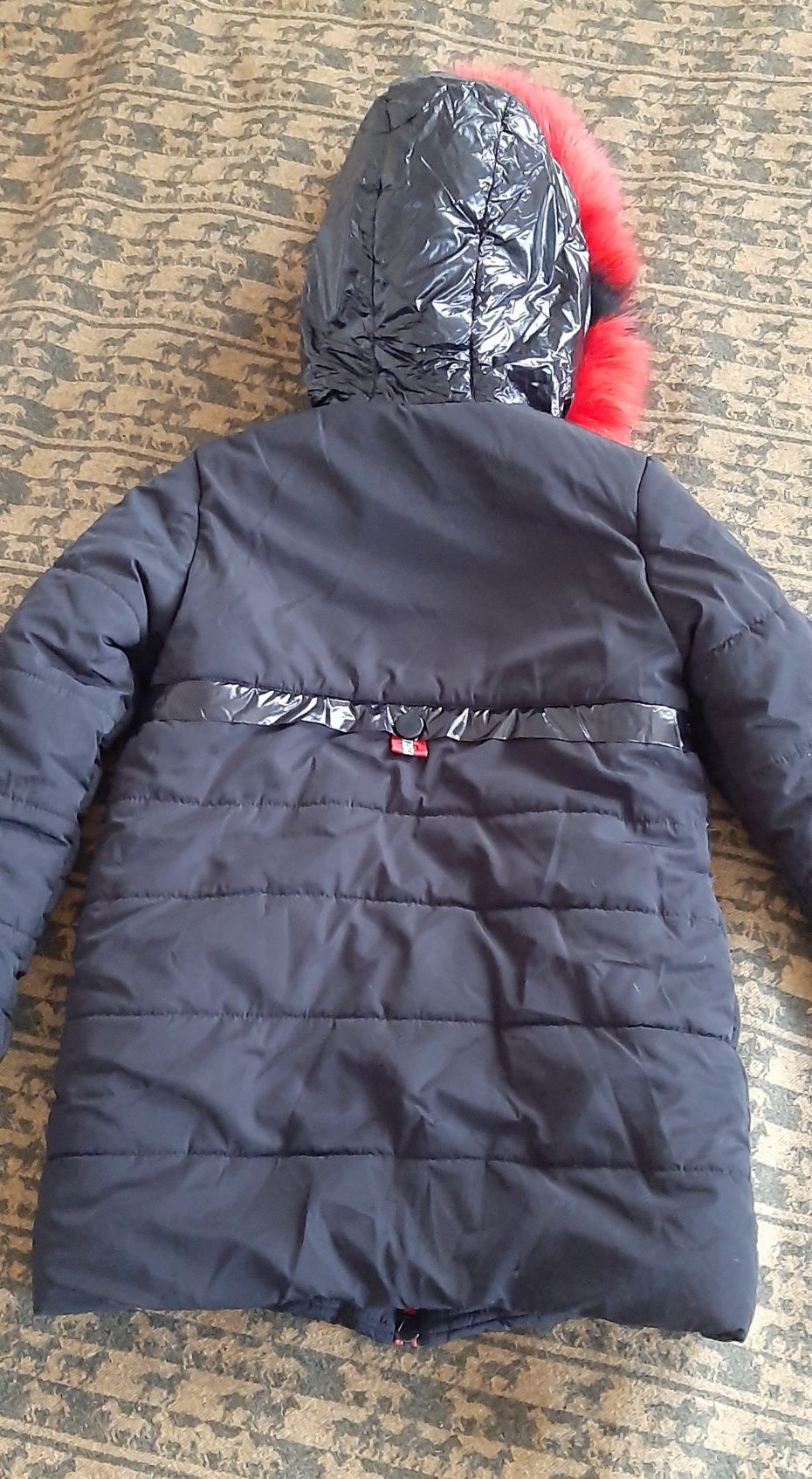 Пуховик Off-white  р.36 (6-8 лет ) холофайбер.