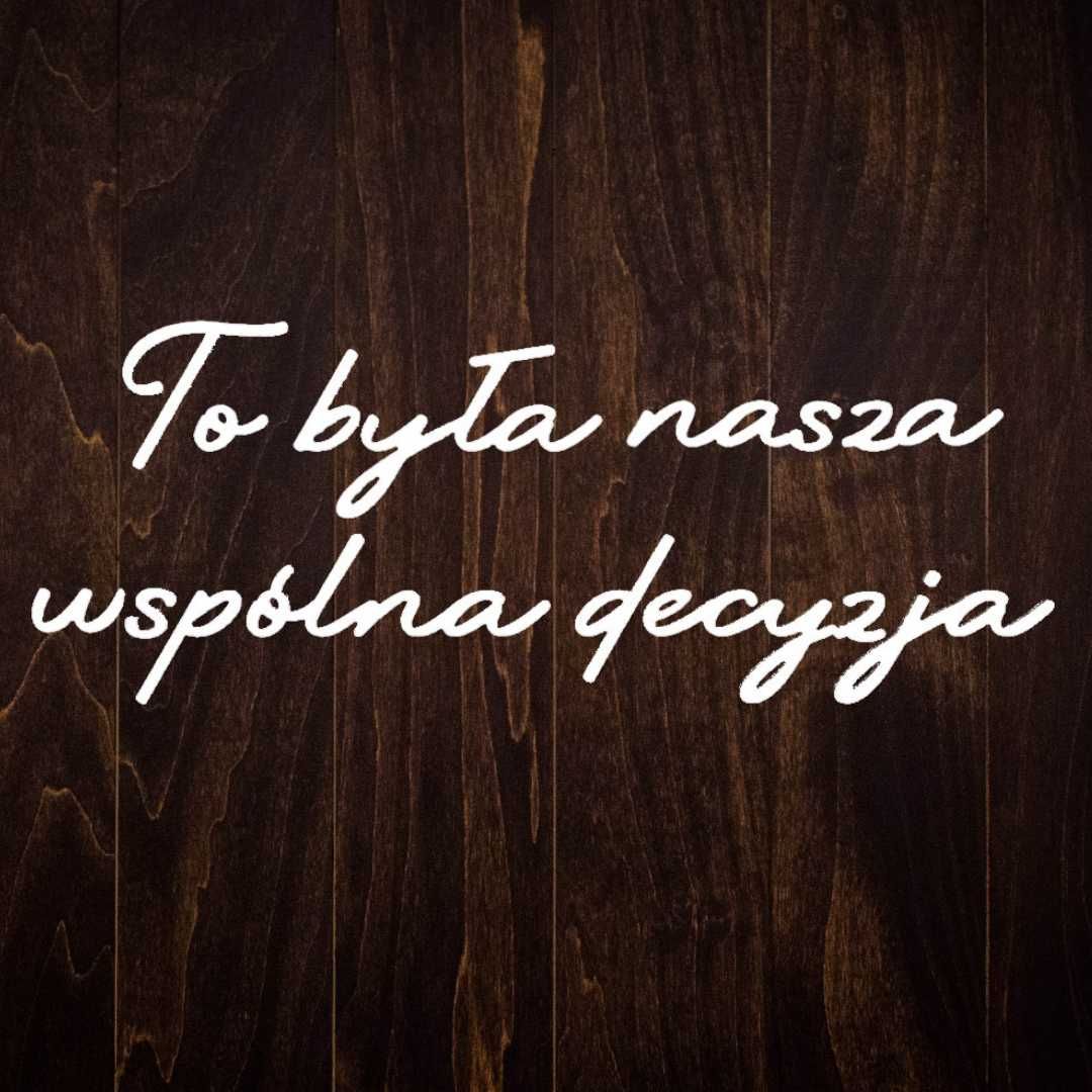 Zakochani do szaleństwa ledon led neon napis