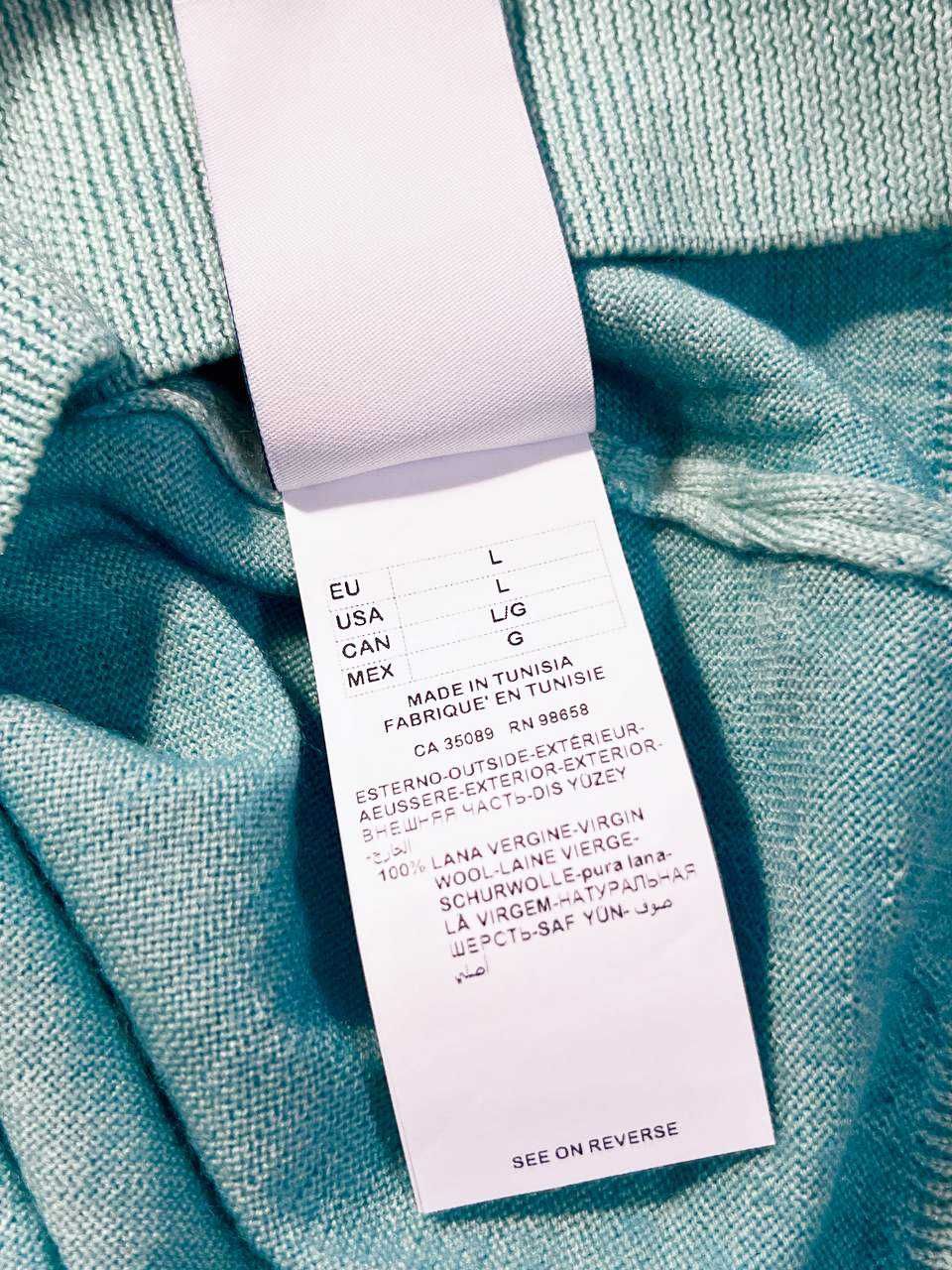 Новый пуловер шерсть Paul & Shark Summer Wool crew neck - L