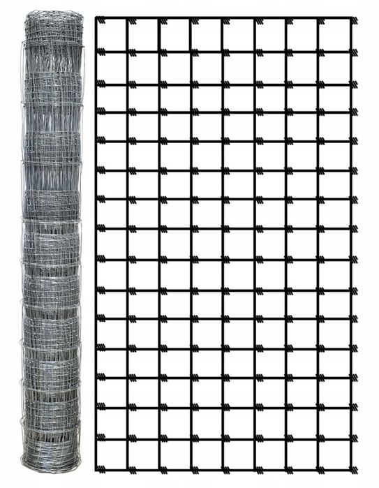 Siatka leśna - 150 cm - oczko 10 cm x 10 cm - rolka 25 mb