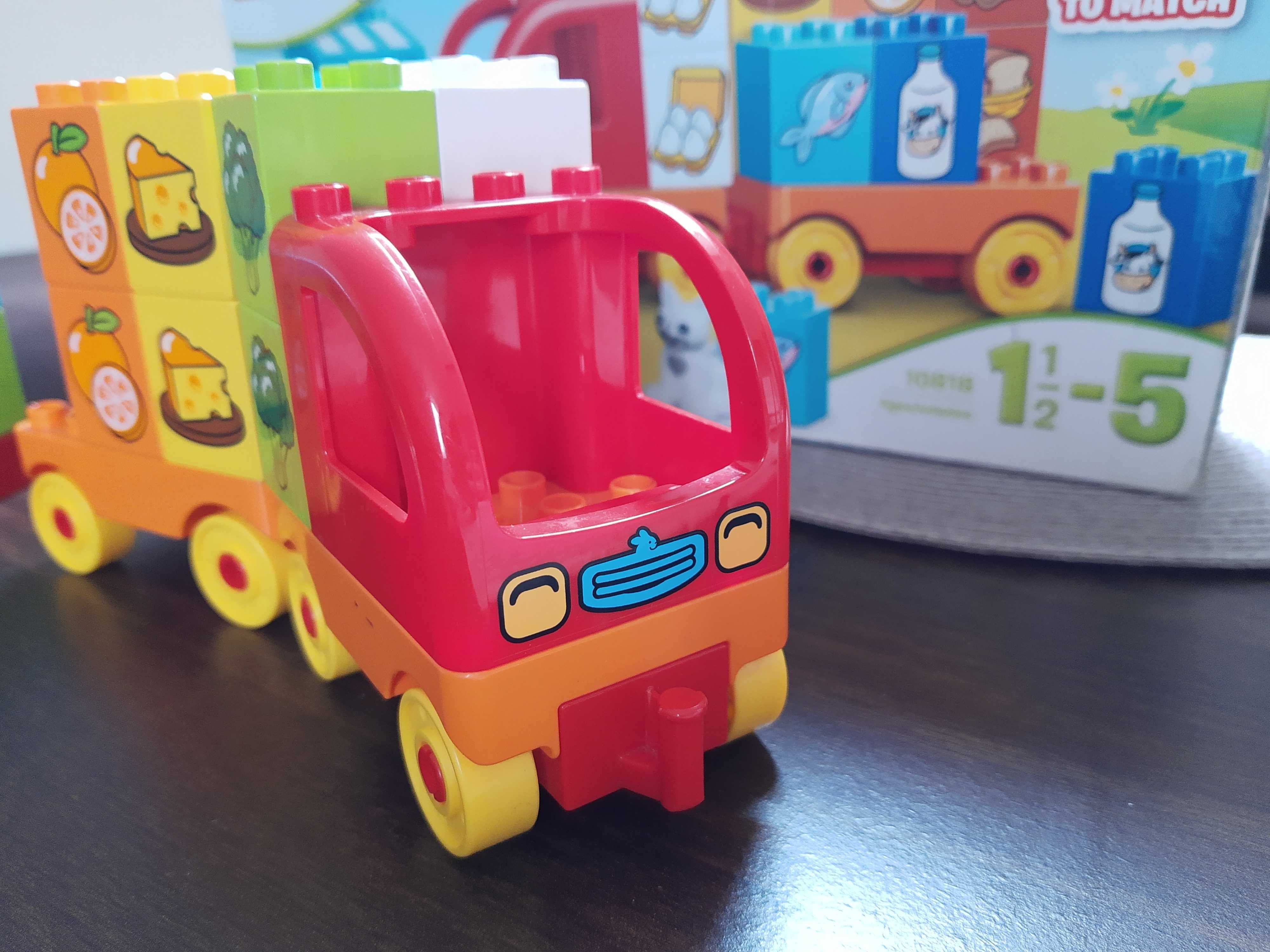 10818 moja pierwsza ciężarówka, tir, pociąg, jedzenie LEGO Duplo