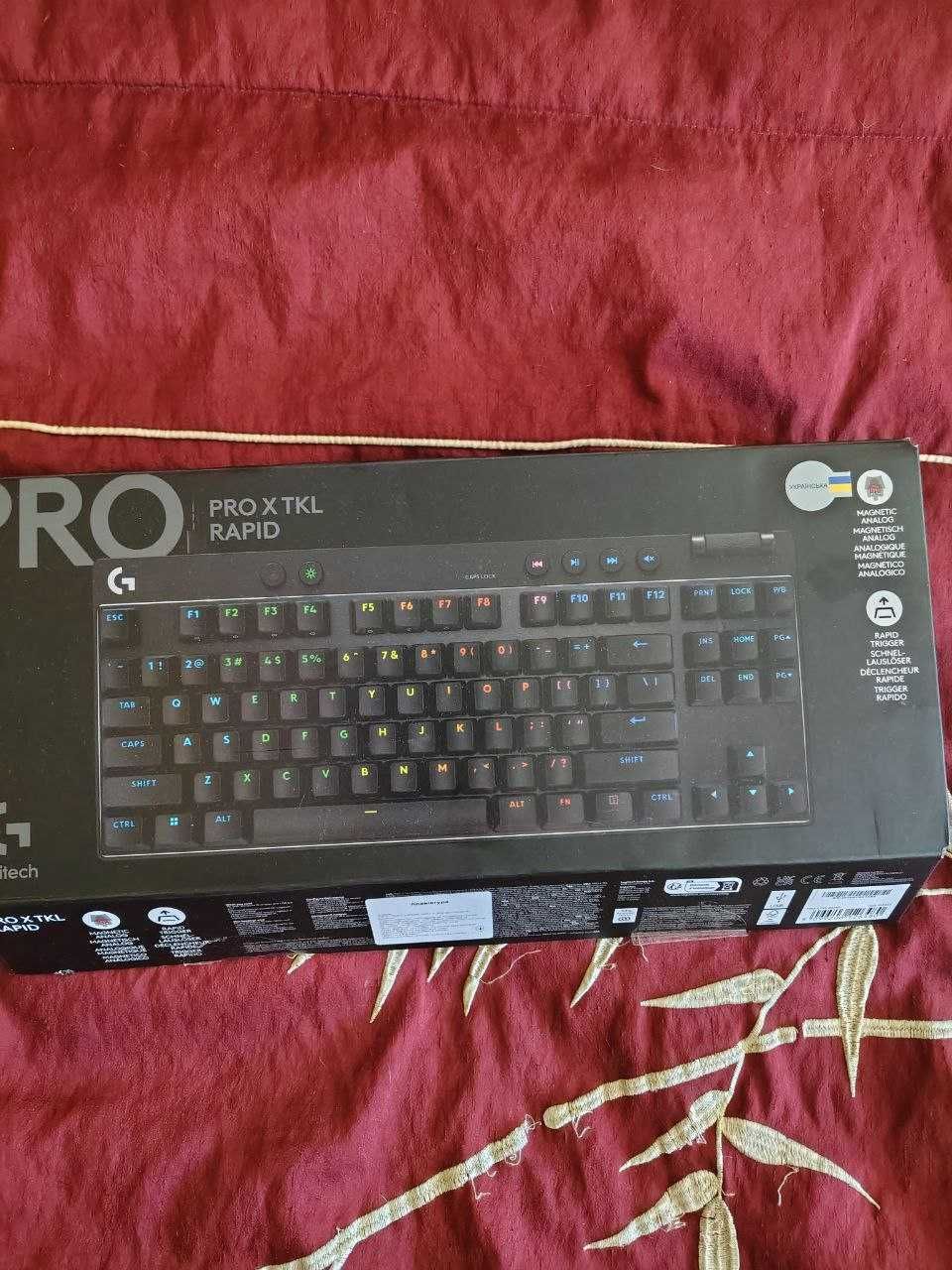 Продам б\у магнитную клавиатуру Logitech Pro X TKL RAPID