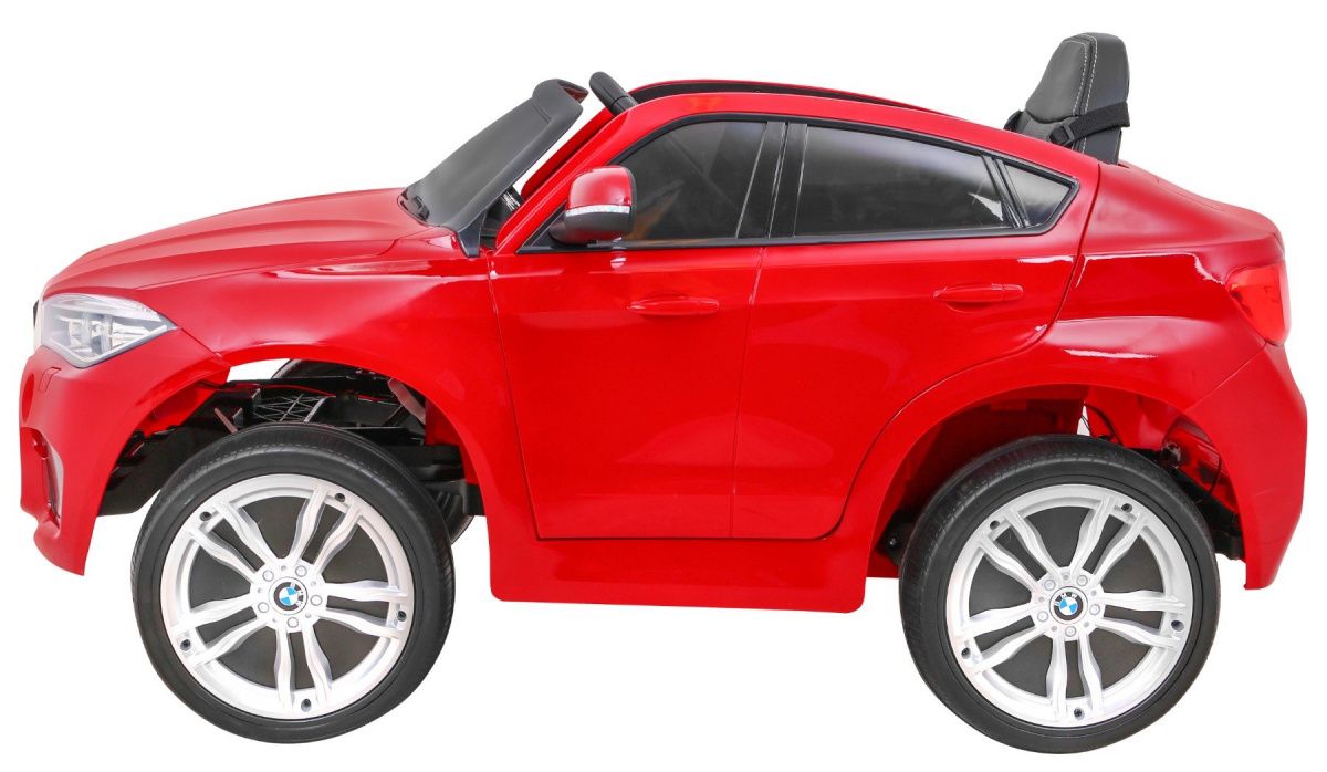 Auto pojazd samochód na akumulator dla dzieci BMW X6M Lakier Czerwony