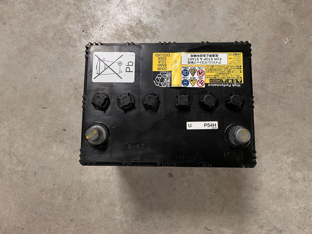 Akumulator Yuasa:12V,  65Ah, 520A, start-stop