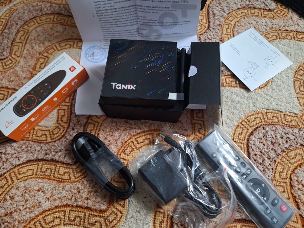 Андроид приставка Tanix TX68-H 4/64 + Аэромышь!