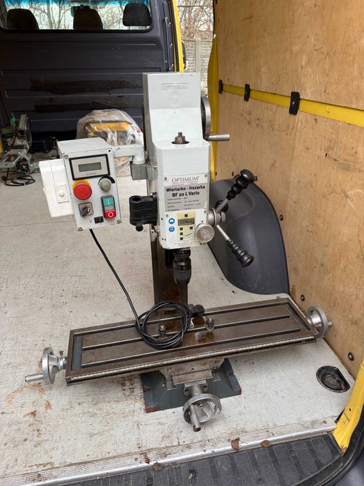 Optimum BF20L Vario – wiertarko-frezarka, używana