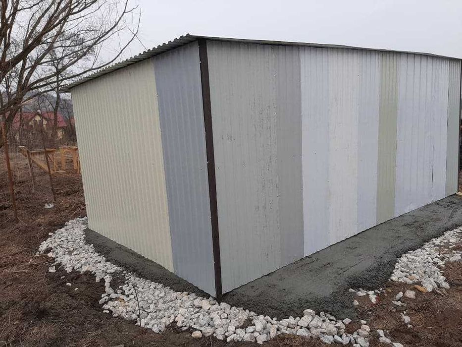 Garaż 3x5 Montaż Garaż blaszany Blaszak na budowe 6x5 2x3 3x6 Wiata