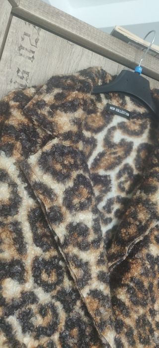 Płaszcz jesienny panterka r 46