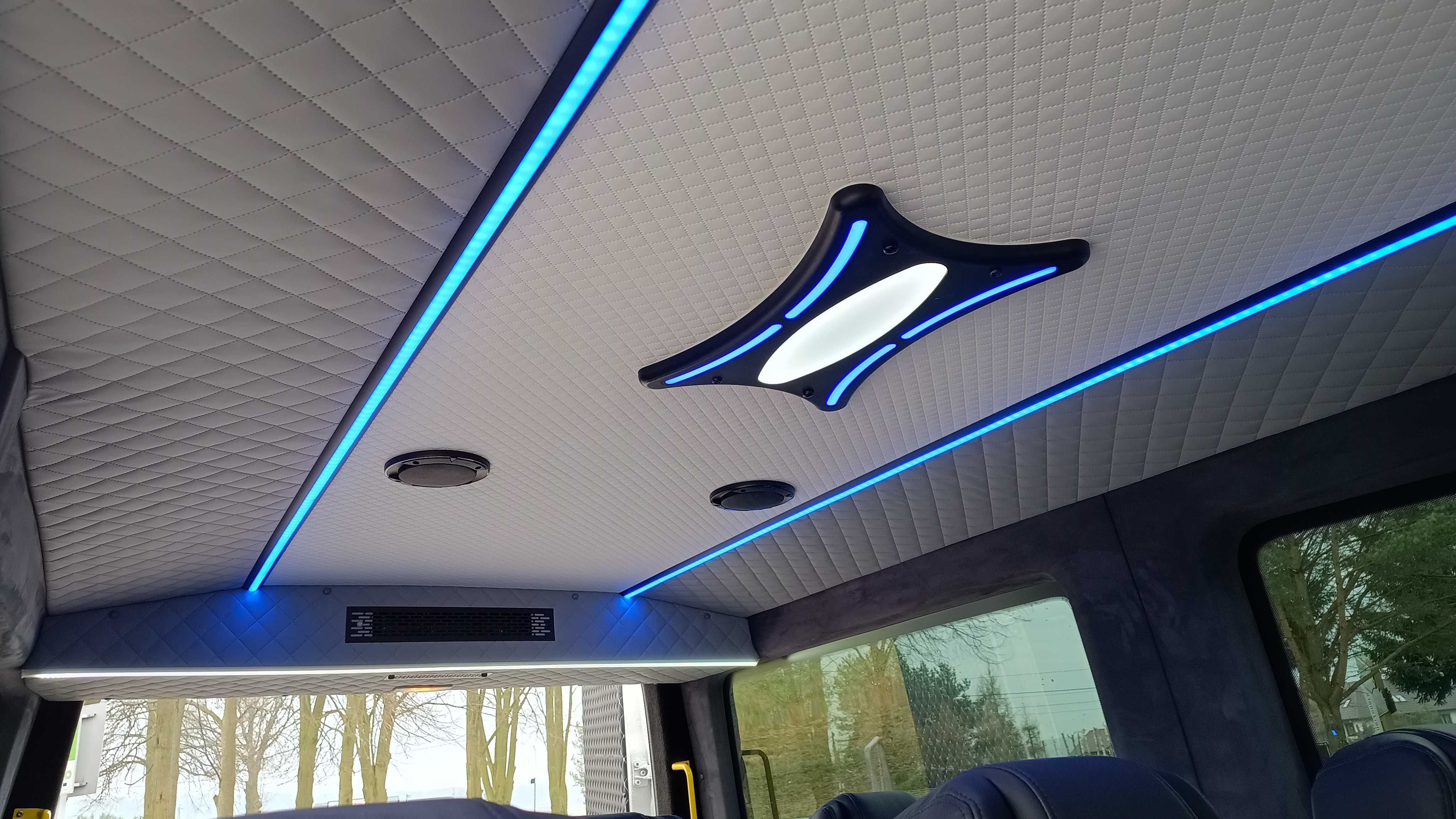 Zabudowa busa montaż foteli sprinter Crafter Iveco Transit master Vito