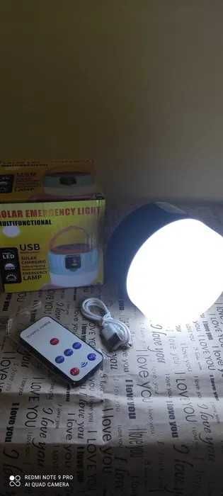 Ліхтар з сонячною батареєю.