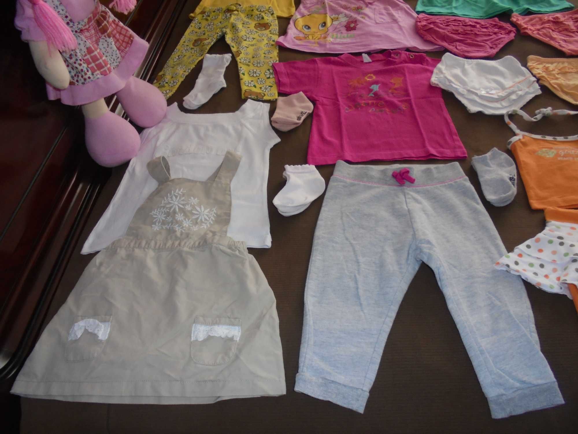 lote de roupa de menina bebé a boneca grande