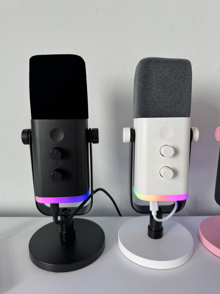 Новий Стрімінговий мікрофон Fifine AM8 RGB XLR Динамічний Геймерський