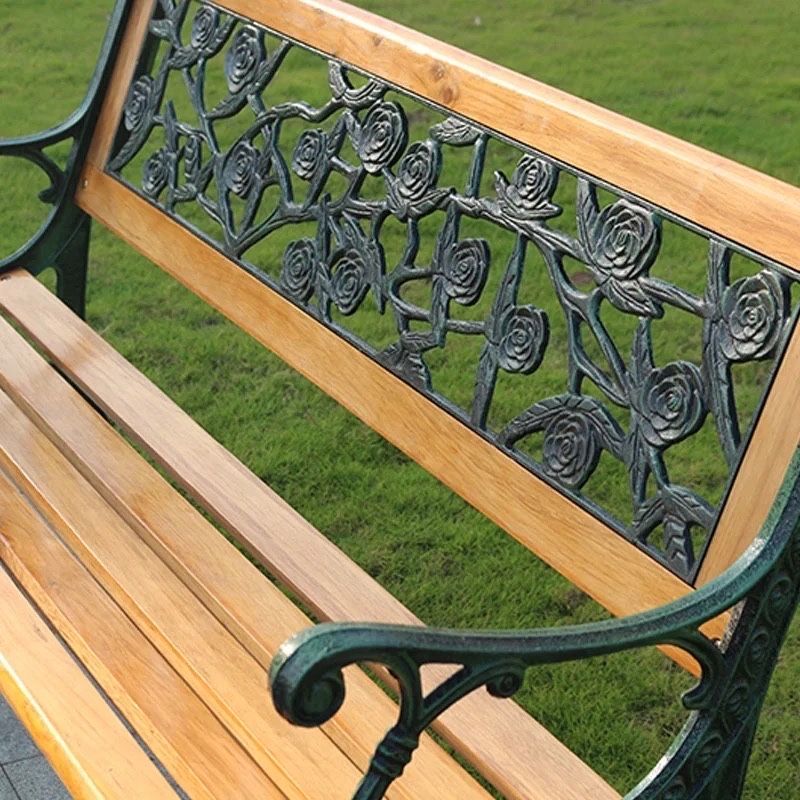 Ławka ławeczka ogrodowa metalowa duża 122 cm