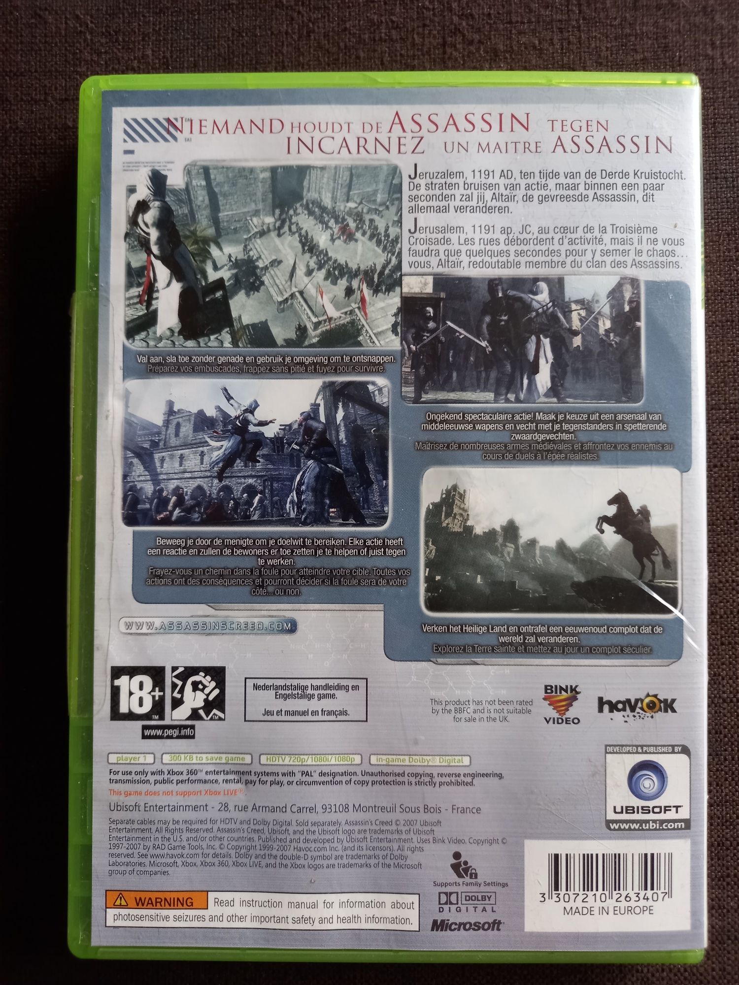 Gra Assassin's Creed na konsolę xbox 360 Assassin