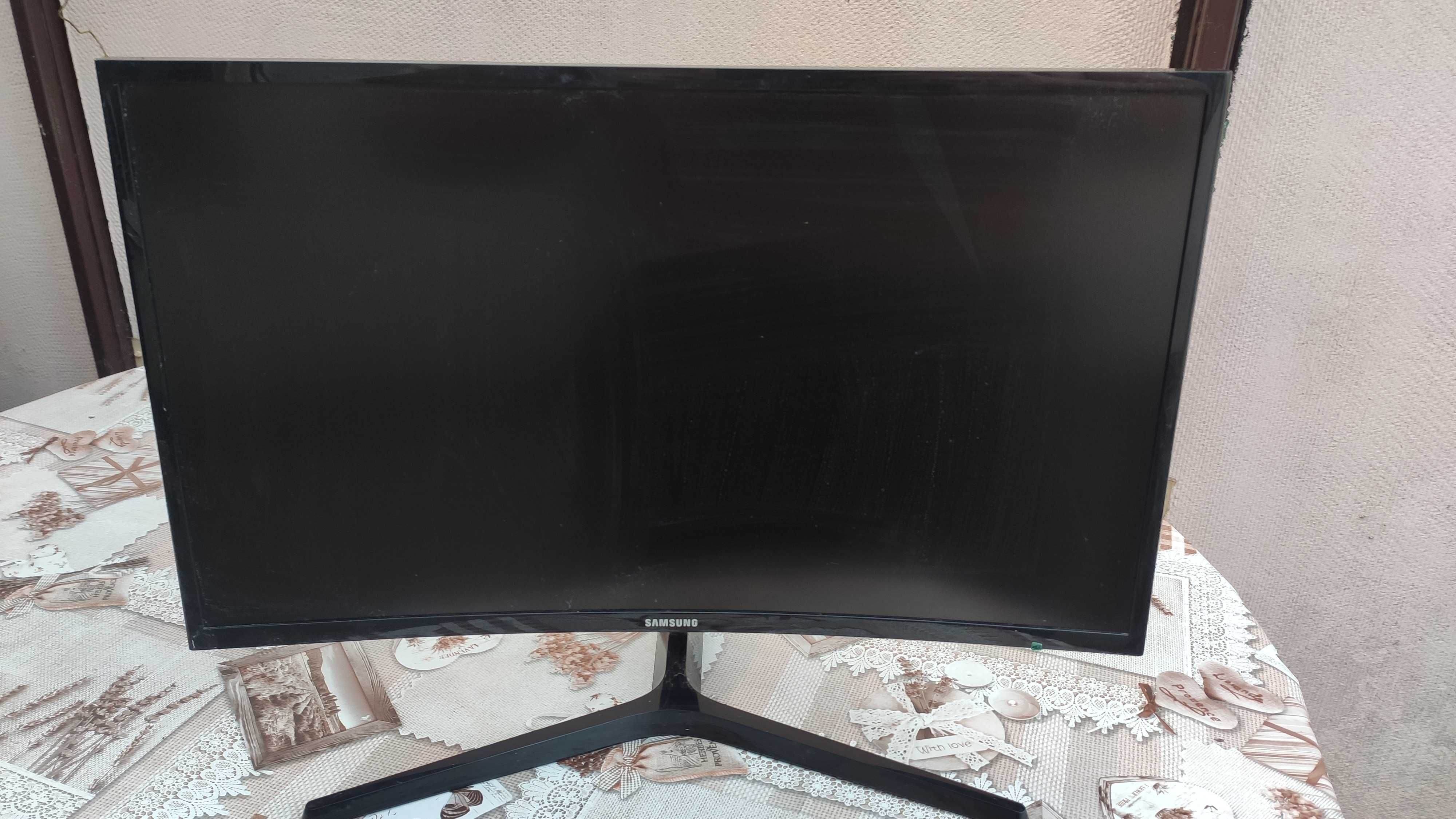 Mонитор 27" Samsung Curved LS27C366 (LS27C366EAIXCI) матрица разбита