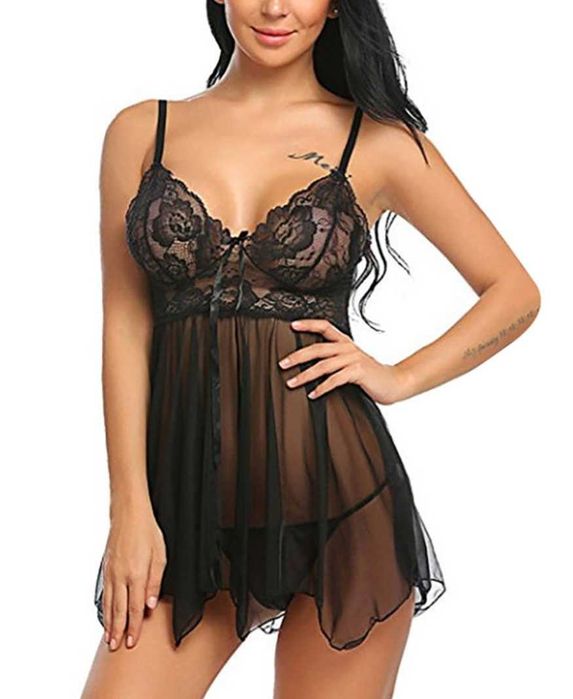 Сексуальный пеньюар эротическое нижнее белье, стринги еротична білизна