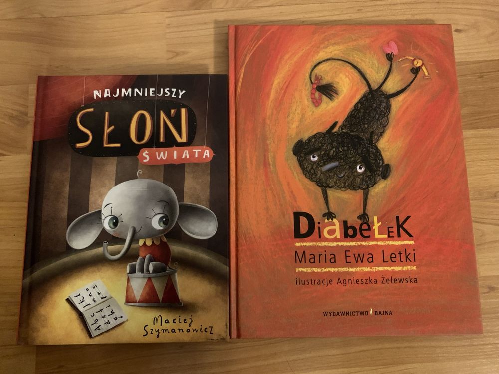 Książka ,,Najmniejszy słoń świata”, „Diabełek” Maria Letki