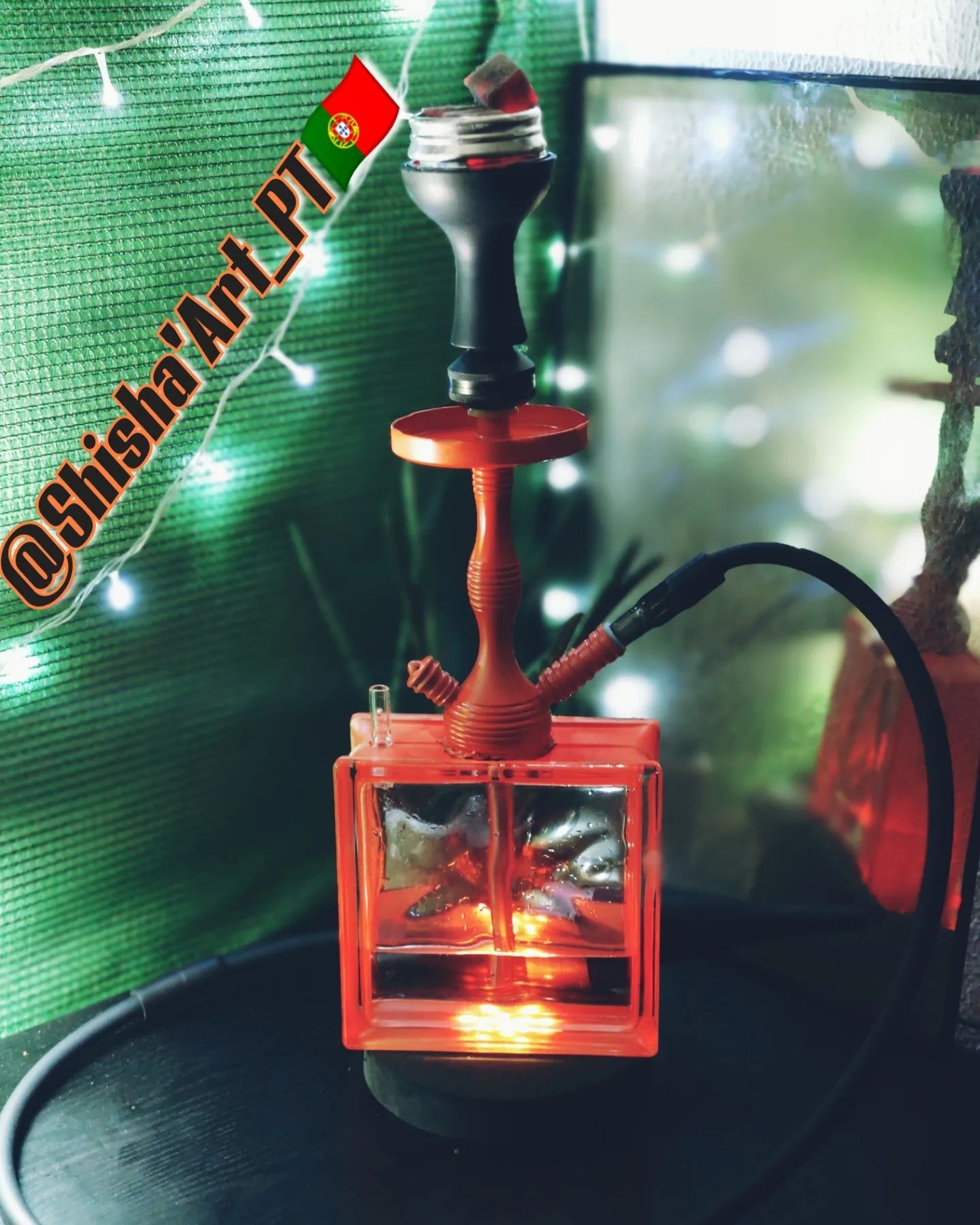 Shisha hookah artesanal garrafa trabalhada personalizada