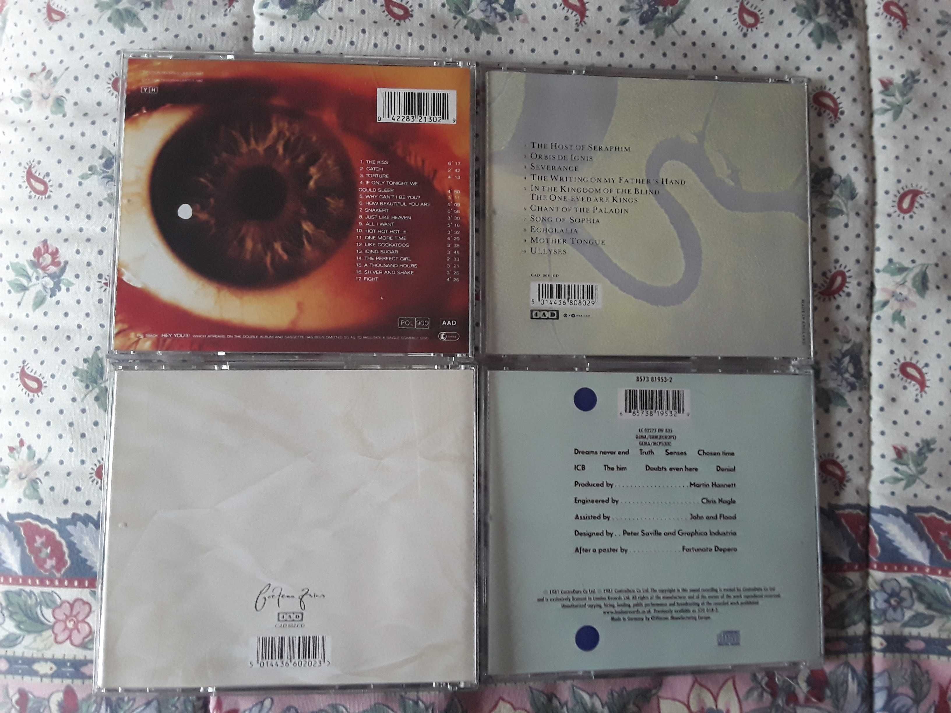 Vendo 7 cd's dos The Cure, New Order, Cocteau Twins...