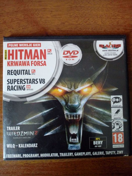 Płyta - 3 gry komputerowe - Hitman + Requital + Superstars V8 Racing