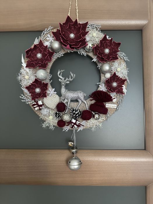 Новорічний віночок + подарунок