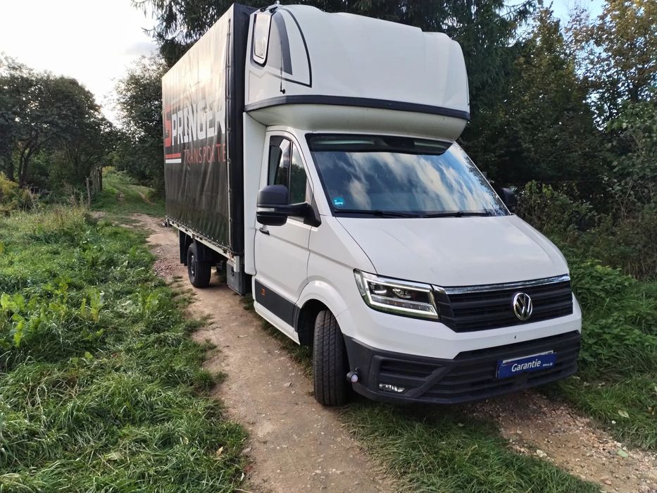 Volkswagen crafter  FUULL LEDY  Salon PL  masarze  Webasto laweta pomoc Paka Rama