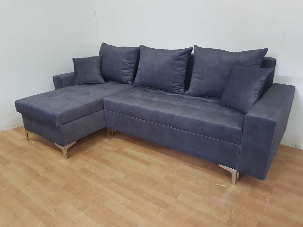 Nowy Narożnik w 24godz funkcja spania sofa rogówka  kanapa