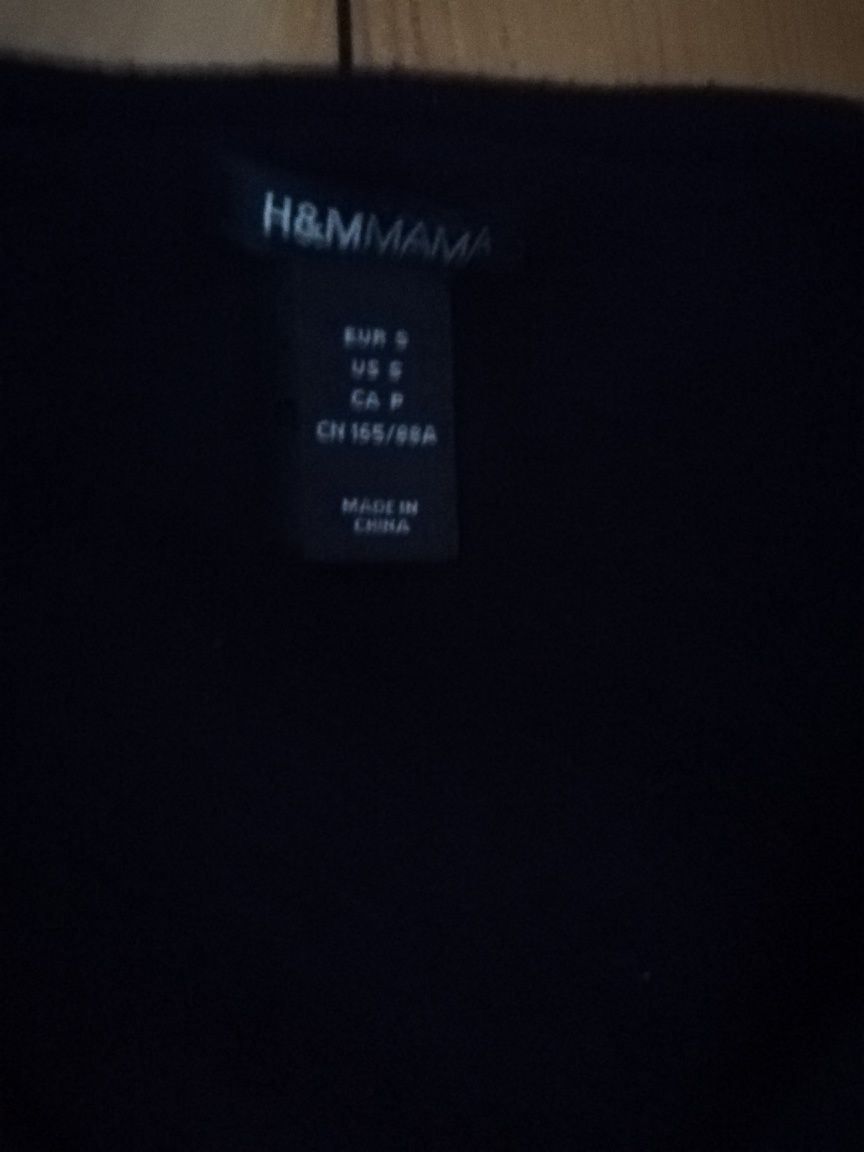 Sweterek ciążowy H&M mama r. S czarny
