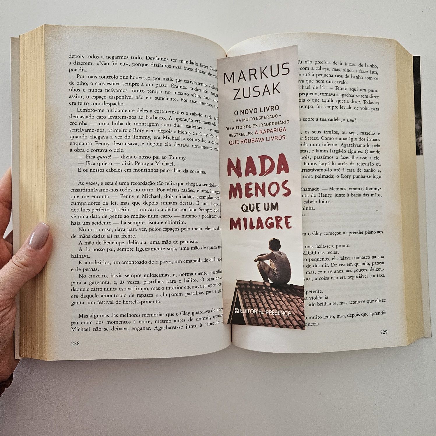 Livro "Nada menos que um milagre"