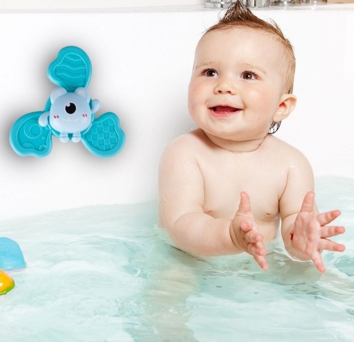 Grzechotki Gryzaki wirujące zabawki ZESTAW