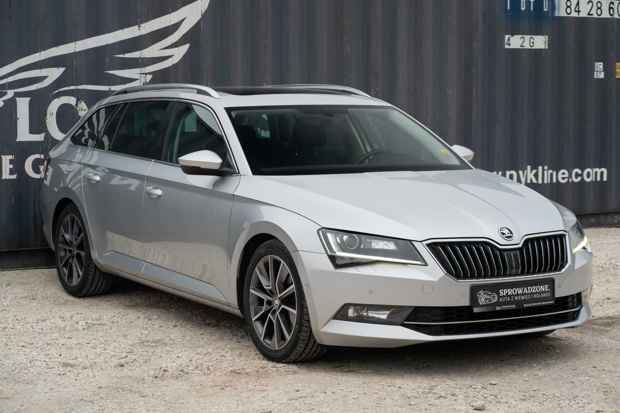 SKODA SUPERB 1.6TDI 120KM DSG * CANTON * panorama * keyless * hak