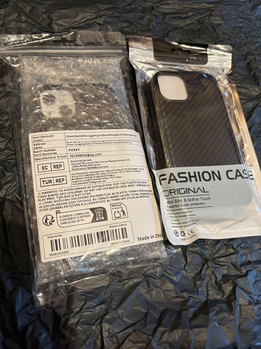 Стильний чохол з карбону, Айфон 13.