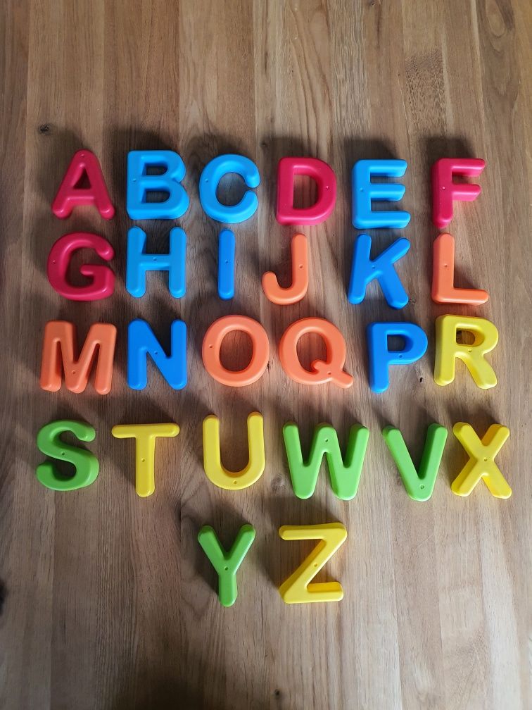 Kolorowe literki - alfabet