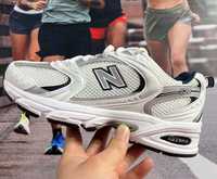 New Balance 530 White Silver Navy 39