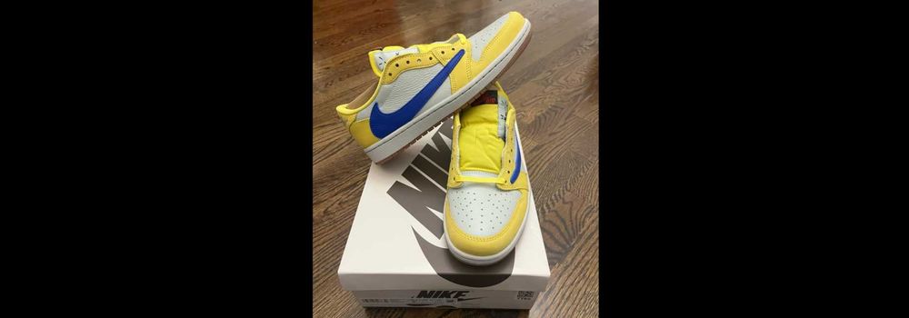 AirJordanRetroLowTravisScottCanaryYellowSizeUS10=EU44 r.41