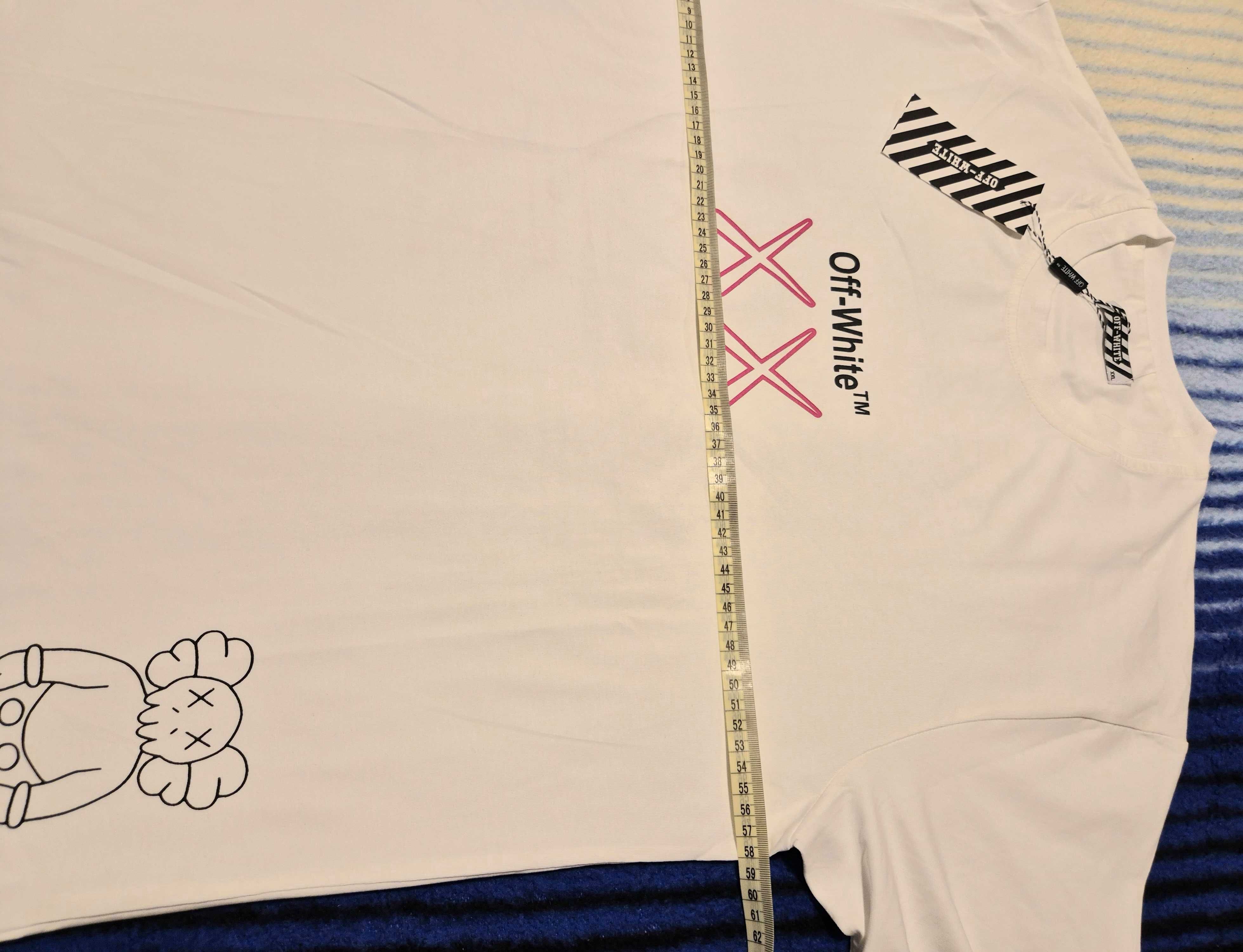 Nowa Modna koszulka Tshirt OFF WHITE BIALA OW okazja SUPER JAKOSC XXL