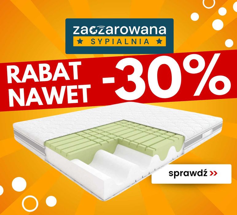 Materac ROCK&ROLL HILDING piankowy 90x200 TANIEJ -30%