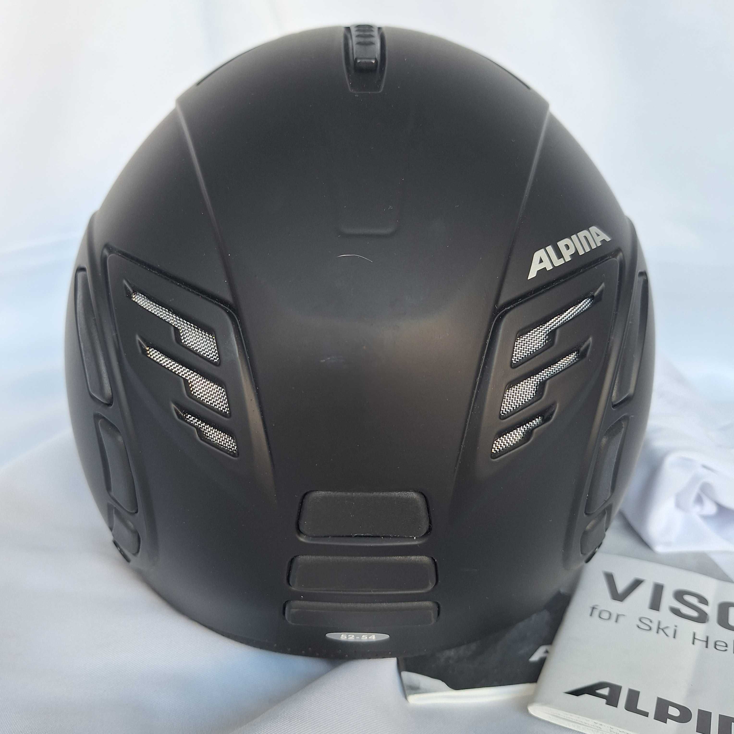 Kask narciarski Alpina Jump 2.0 QVM Vario Black Matt S 52-54cm