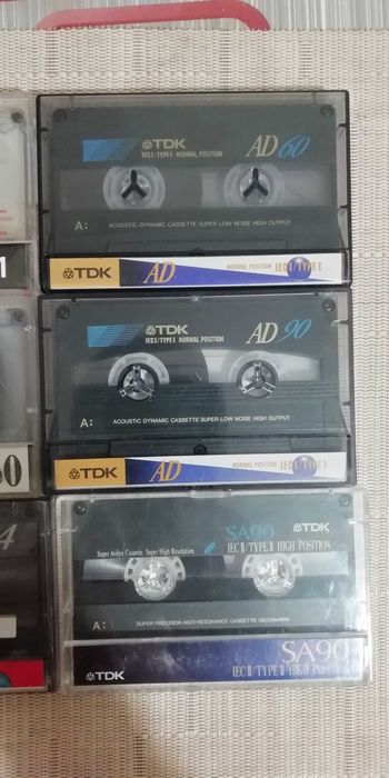 Аудиокассеты Basf, SNC, TDK, SKC, Maxell,Sony,Toshiba, Hitachi, Denon.