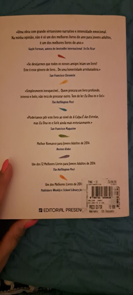 Eu Dou-te o Sol
Jandy Nelson (Autor) - Edição em Português (Brochado)