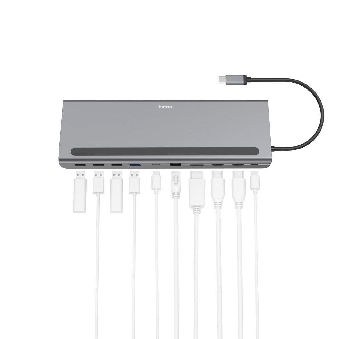 Stacja dokująca HAMA Connect2Office Pro 10w1 USB Typu C