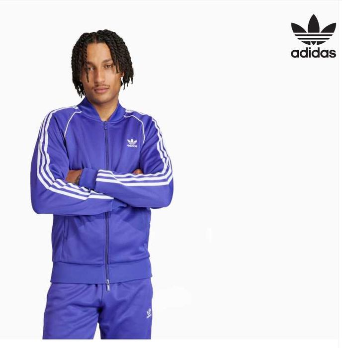 Bluza i spodnie adidas Adicolor Classics SST - Fioletowy jak nowy