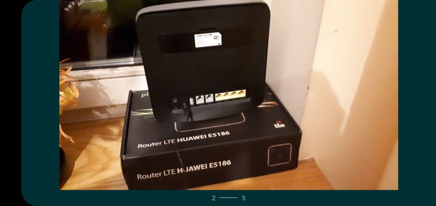 Routet LTE Huawei E5186