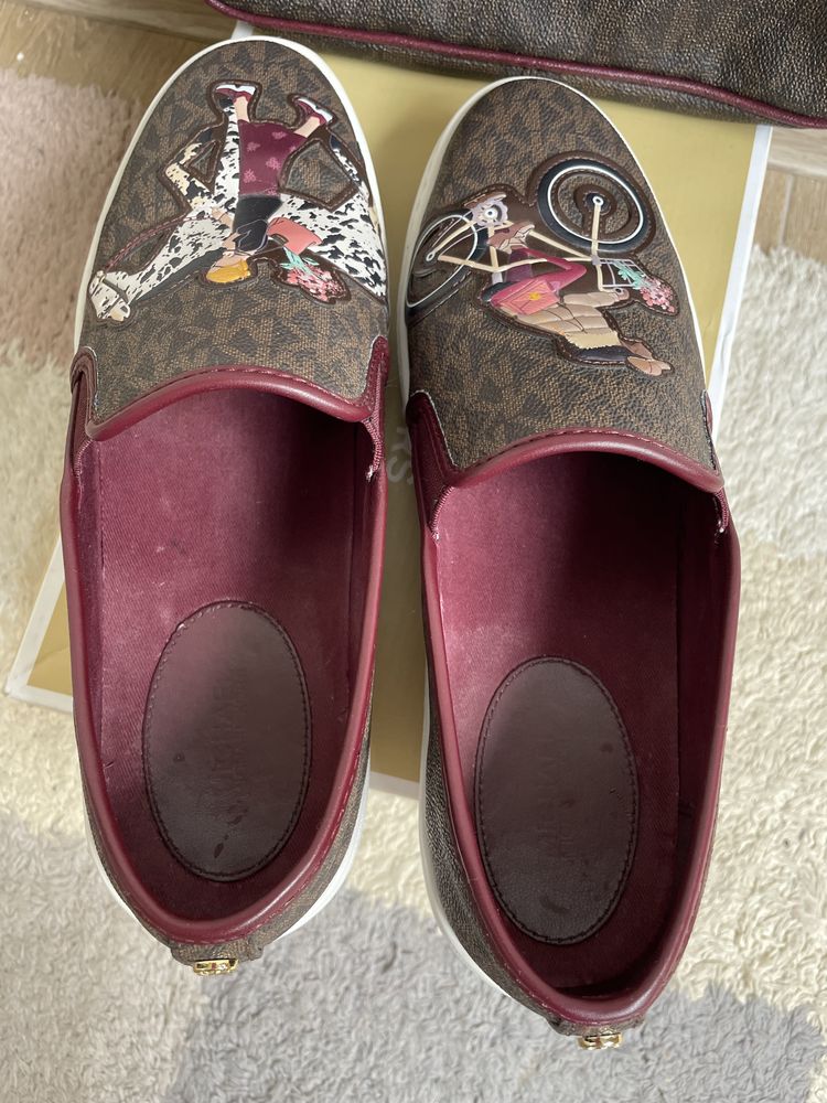 Слипоны мокасины сумка Michael kors