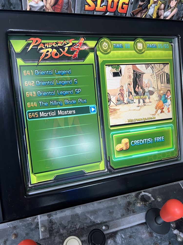Máquina Arcade Metal Slug