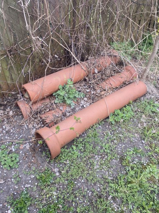 Rury kanalizacyjne ceramiczne 5 sztuk